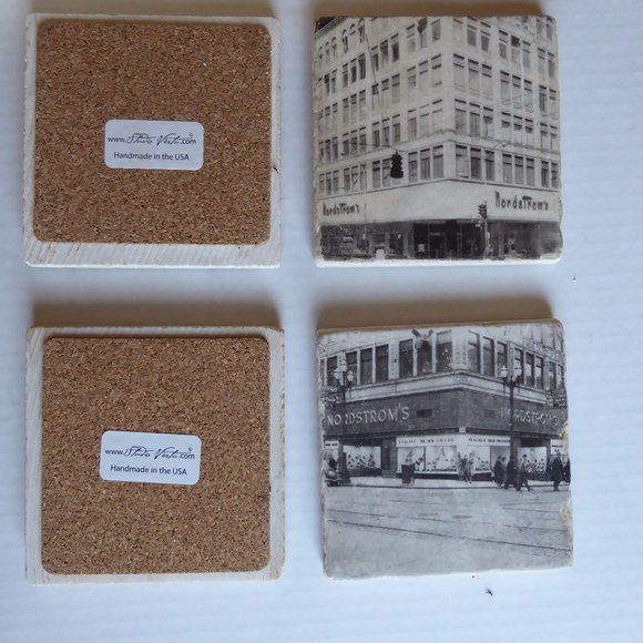 STUDIO VERTU TUMBLEND MARBLE, HANDMADE COASTERS - Picture 4 of 4